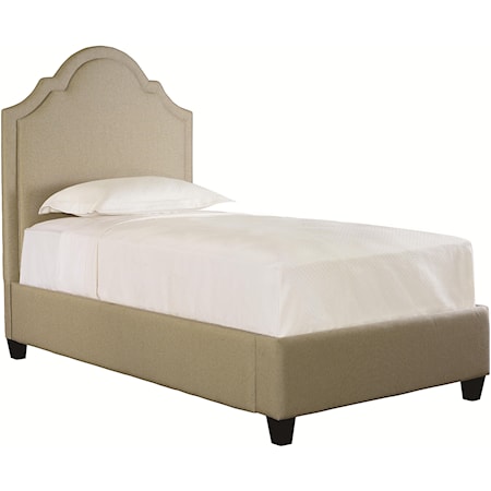 Full Barcelona Upholstered Bed w/ Low FB 